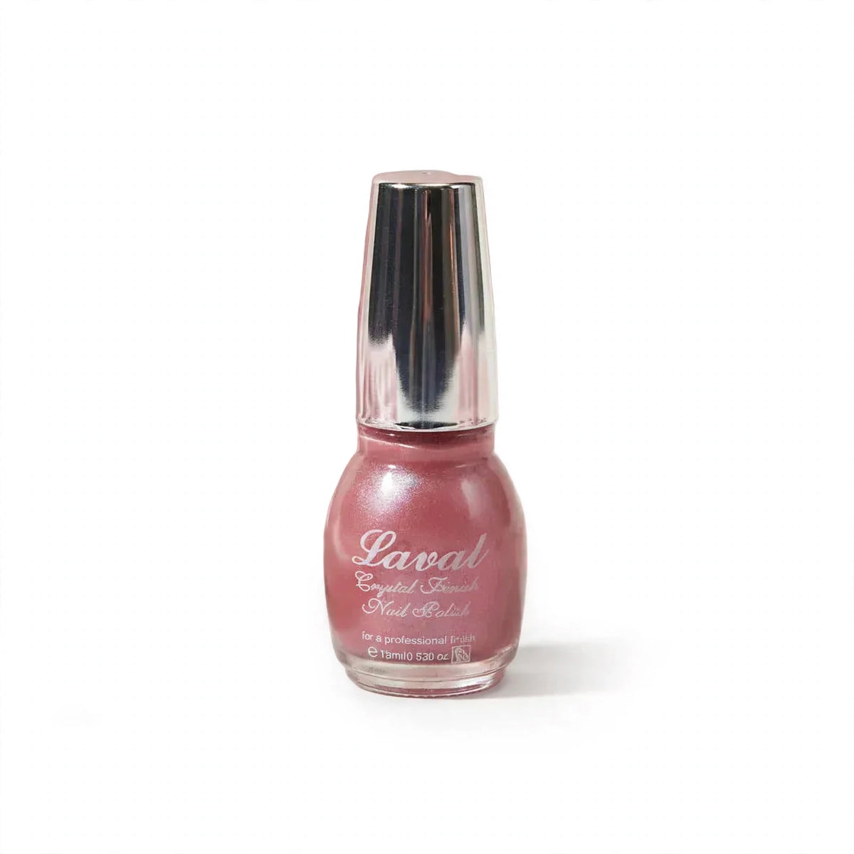 Laval Crystal Finish Nail Polish in shimmering pink shade