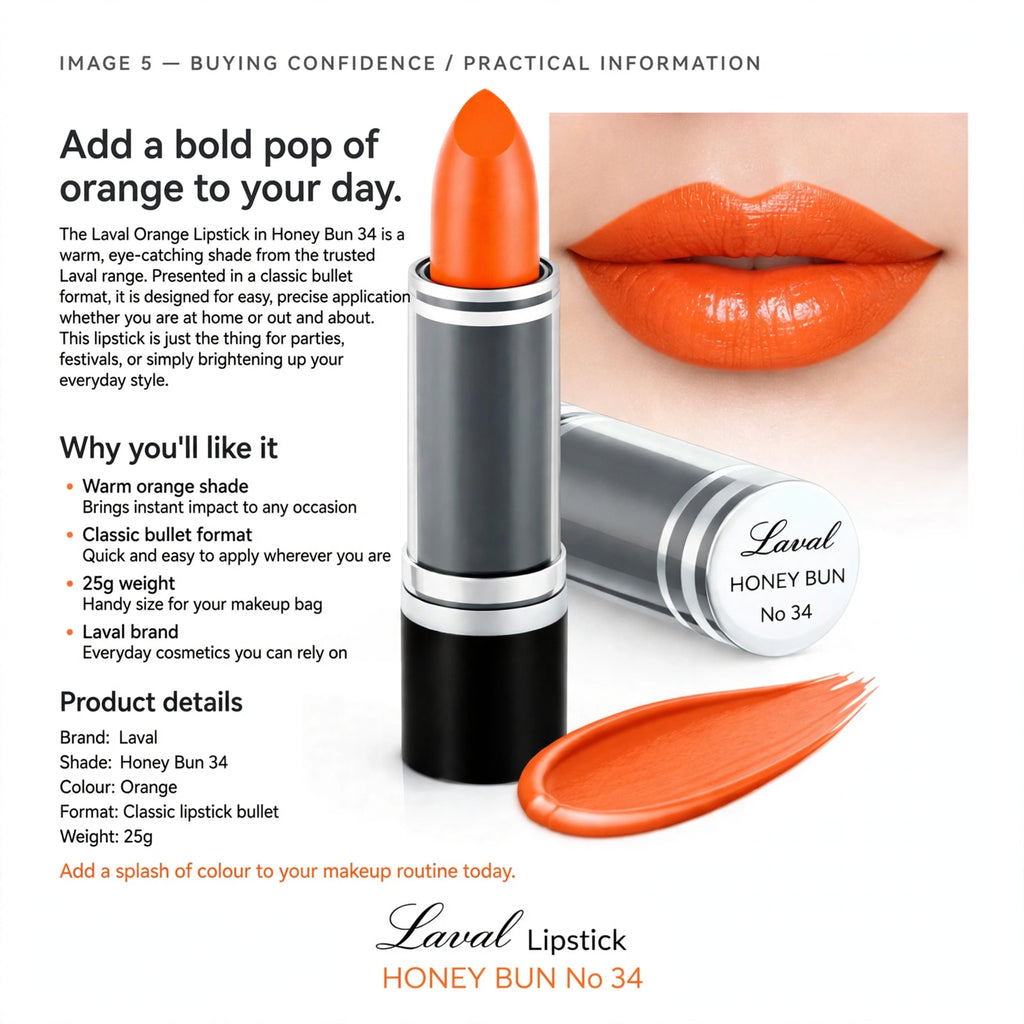 Lipstick designed for easy and precise application with 25g weight