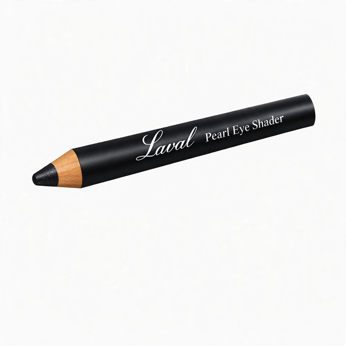 Laval Pearl Eye Shader Black Eyeshadow Pencil with clear cap