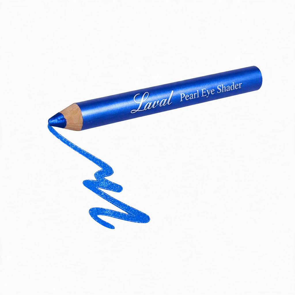 Laval Pearl Eye Shader Sapphire Blue Eyeshadow Pencil in sharpenable pencil format
