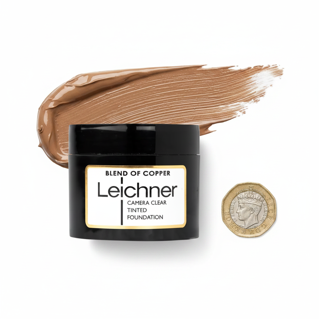 Leichner Blend of Copper Foundation Flat Lay Scale