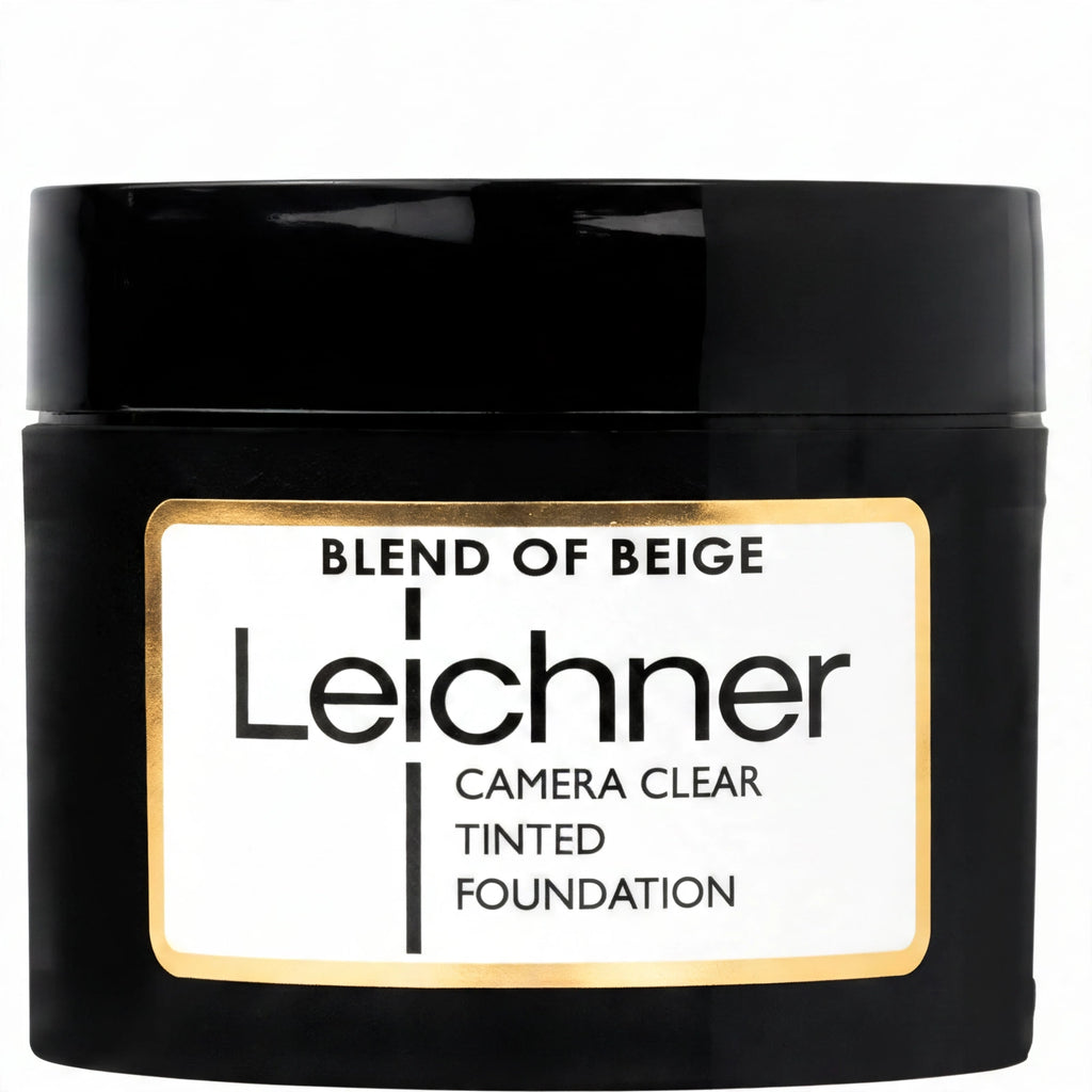 Detail view of Leichner Camera Clear Foundation showing the product packaging