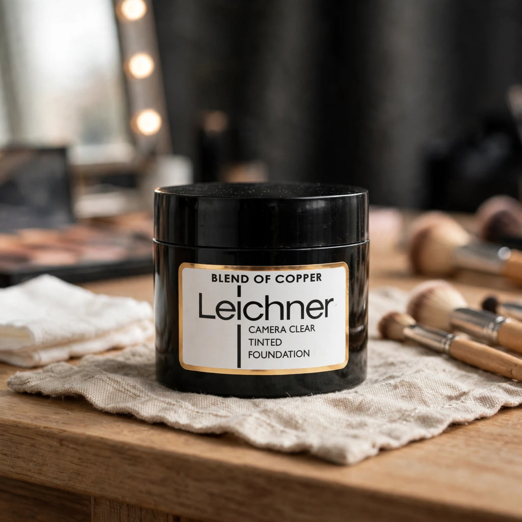 Leichner Camera Clear Foundation being applied for stage use