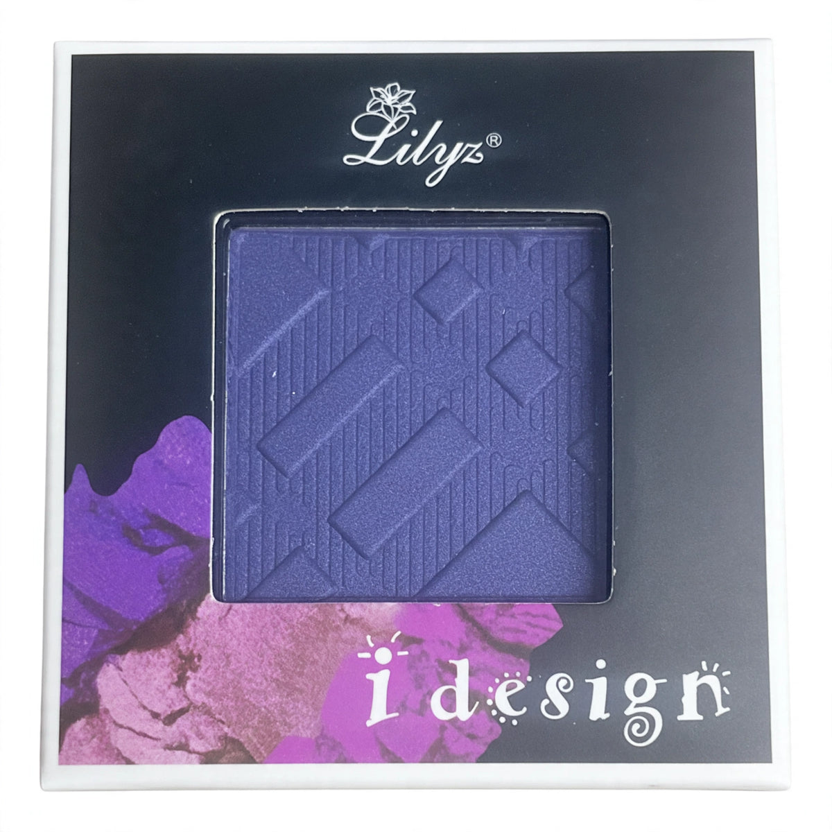 Lilyz Design Eyeshadow Mono in Denim Blue single-shade pressed eyeshadow compact