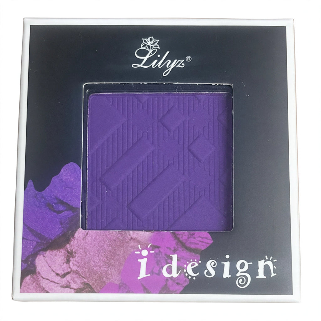 Lilyz Design Eyeshadow Mono in navy blue single pressed powder pan