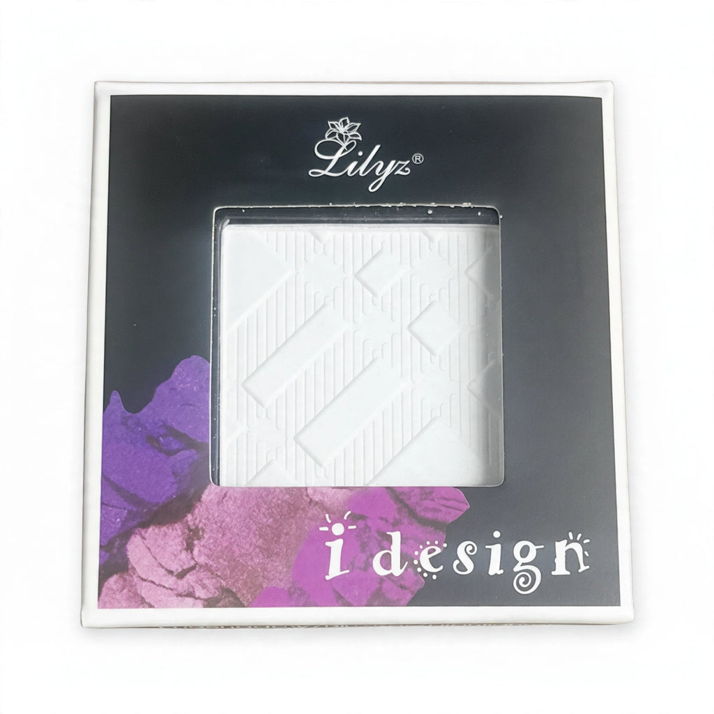 Lilyz Design Eyeshadow Mono in Snow White single pan with true white pigment