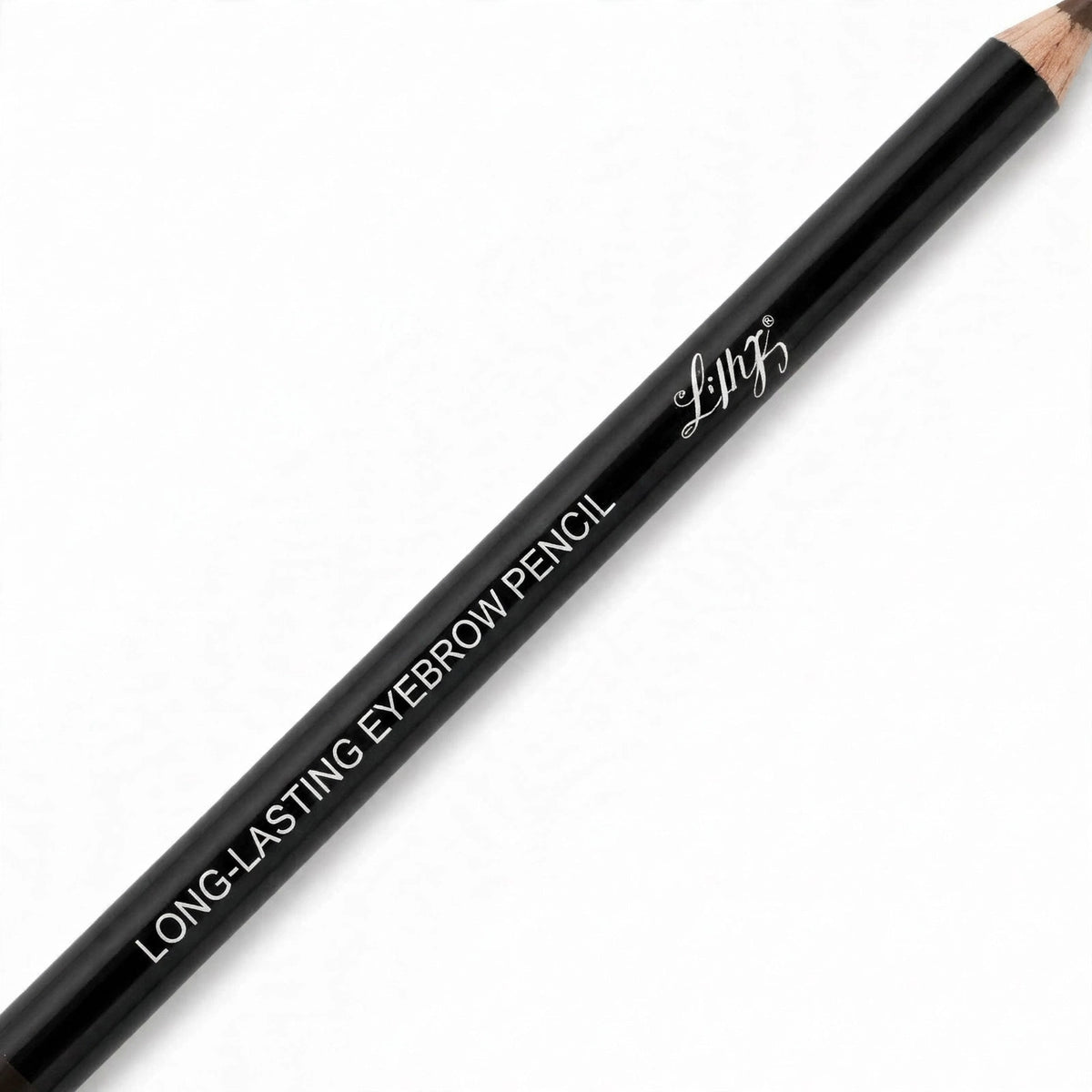 Close-up view of Lilyz eyebrow pencil pointed tip in Light Brown