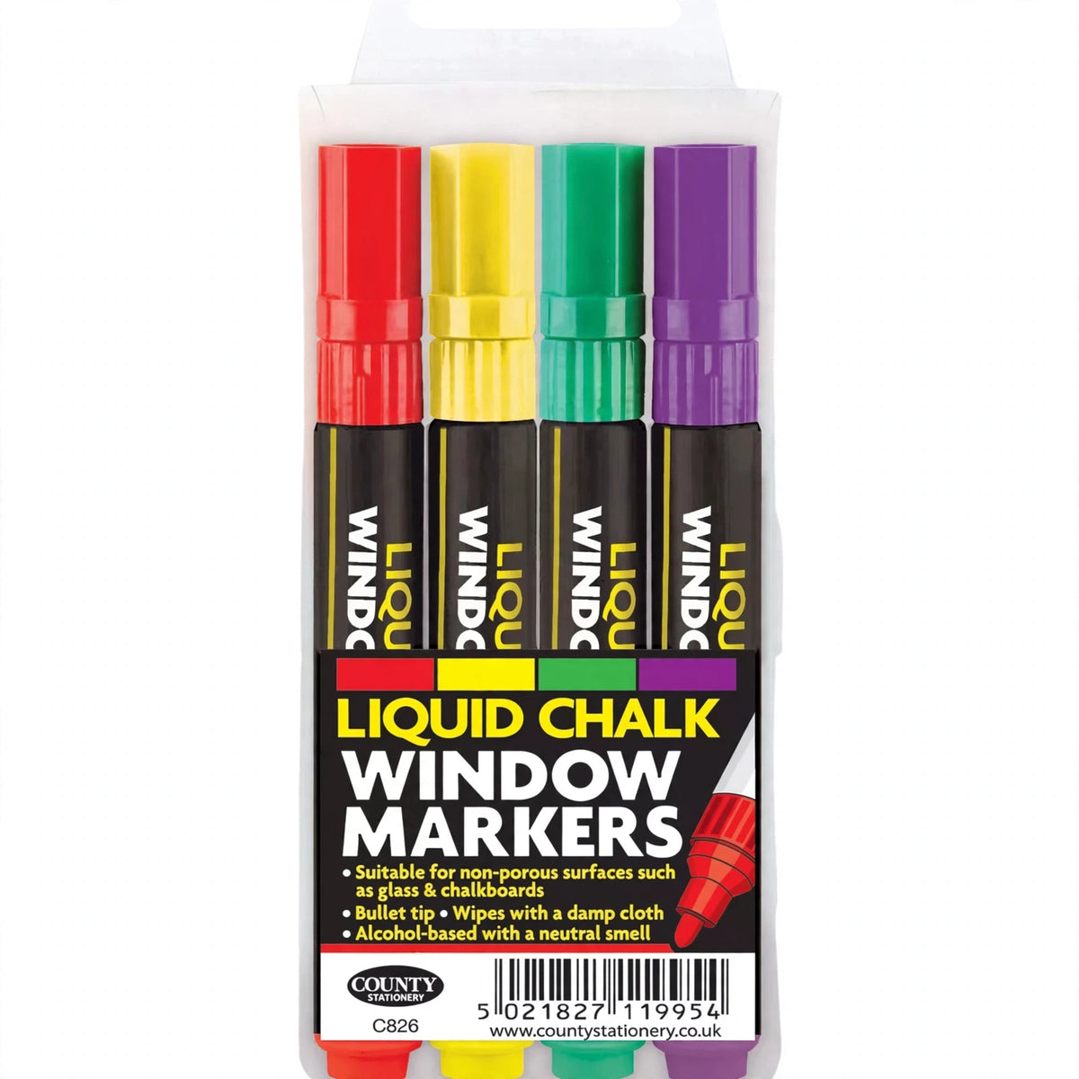 Close-up view of liquid chalk pen tip showing controlled tip design