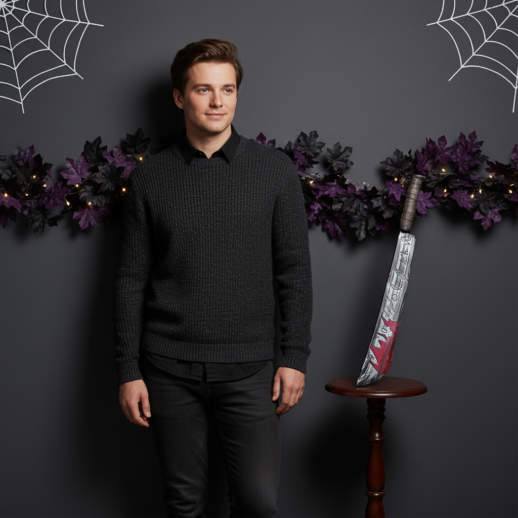 Machete With Blood Effect Plastic Halloween Prop 74cm 14+ | Merthyr Tydfil | Why Not Shop Online