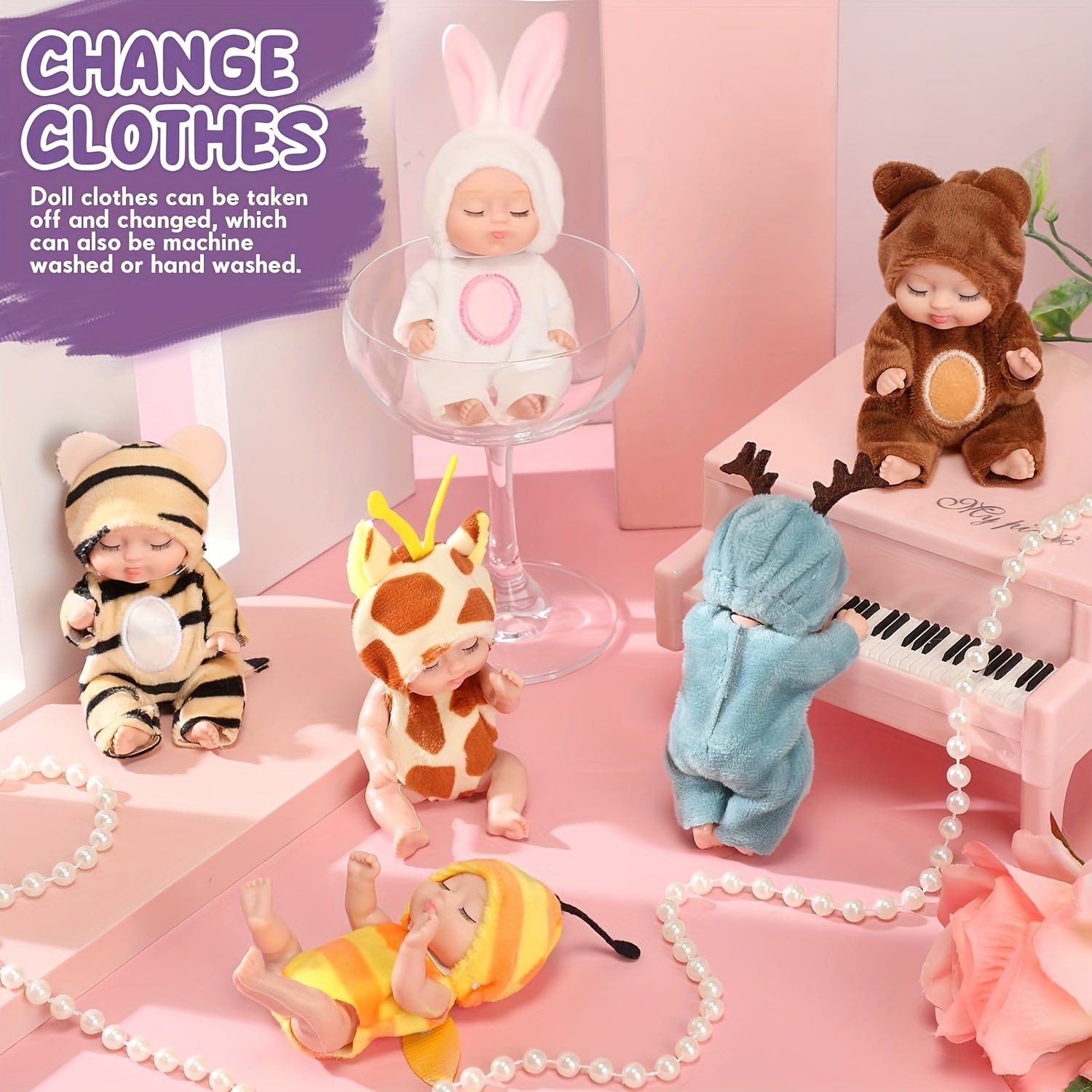 Lifelike Lovely Dolls, Dollhouse Companion Figures 4 Inches x 1.5 Inches One Single | Merthyr Tydfil | Why Not Shop Online