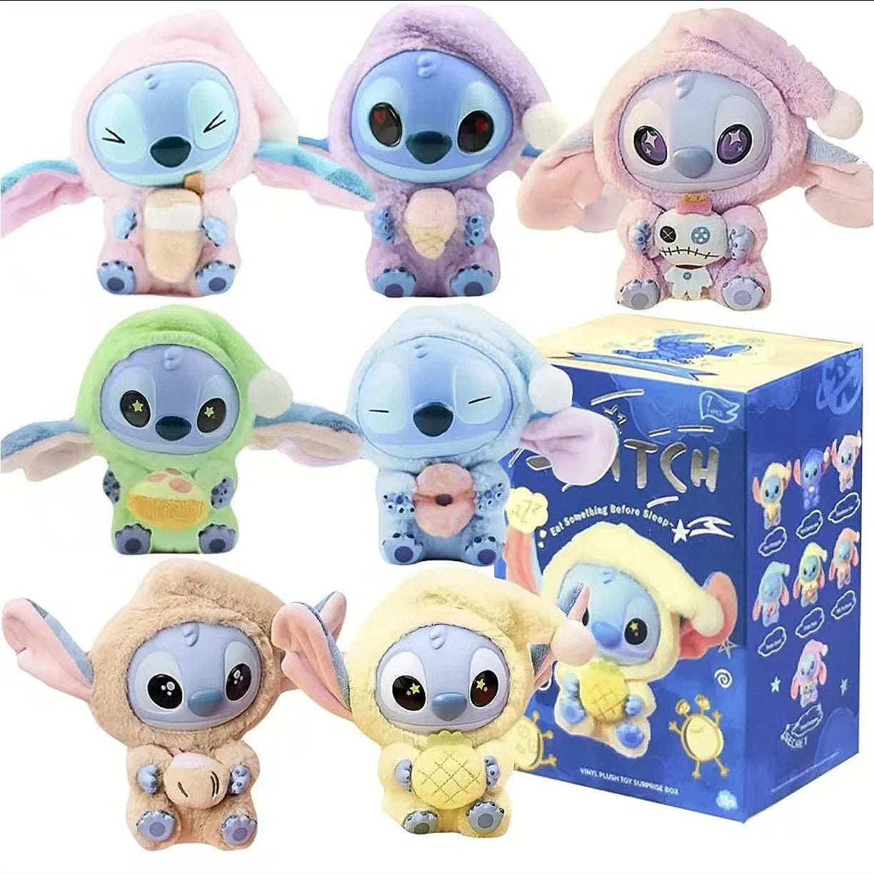 Authentic Stitch Eat Something Before Sleep Series Plush Figure Blind Box | Merthyr Tydfil | Why Not Shop Online