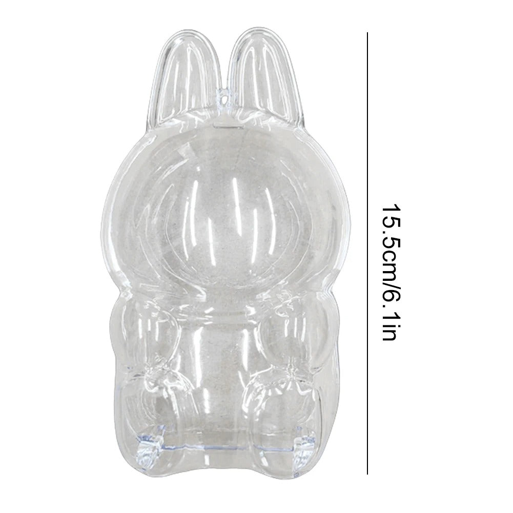 Labubu Transparent Clear Protective Cover Dustproof Monster Toy Storage Case | Merthyr Tydfil | Why Not Shop Online