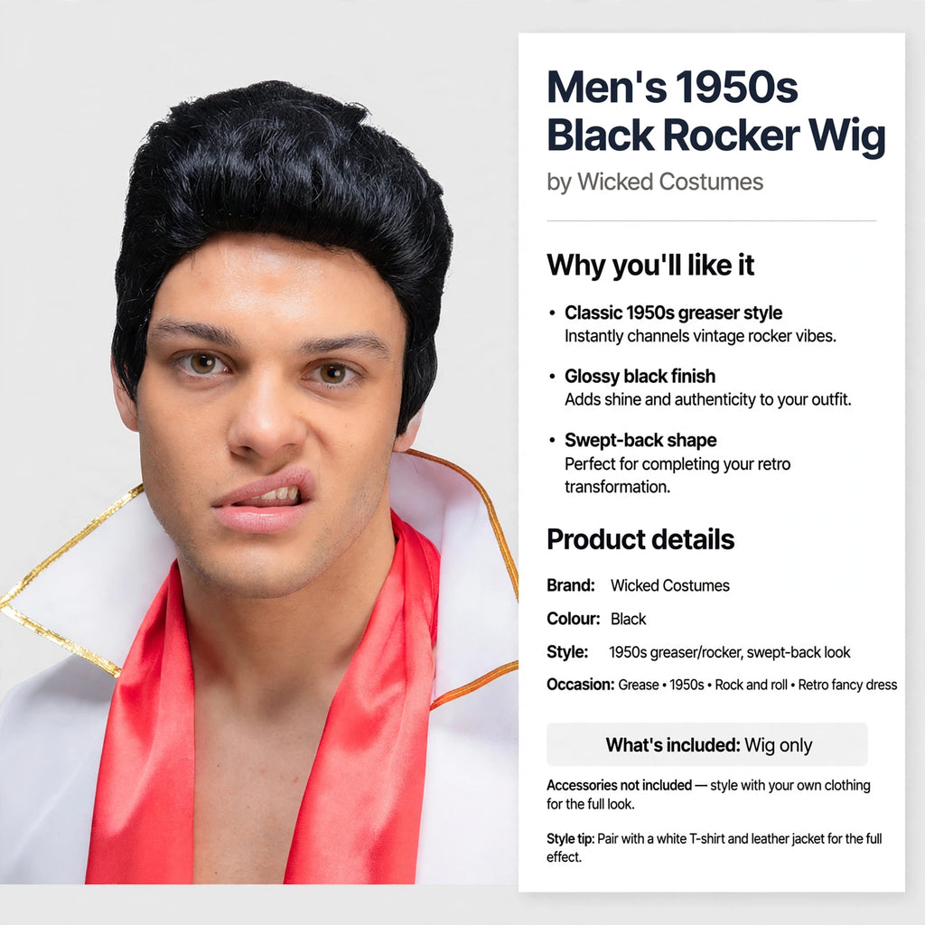 Wicked Costumes brand wig designed for themed parties and fancy dress