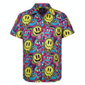 Mens 90s Acid Shirt in medium size with retro acid print