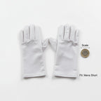 Men's Short White Gloves