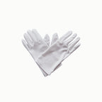 Men's Short White Gloves