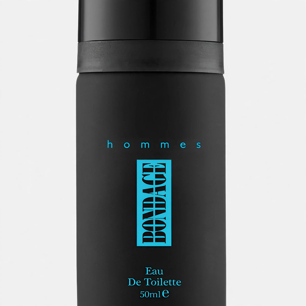 Close-up view of Milton Lloyd Bondage Hommes 50ml Eau de Toilette spray bottle
