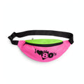 Wicked Costumes Womens 1980s Retro Neon Bum Bag with multi-coloured neon design and adjustable waist strap