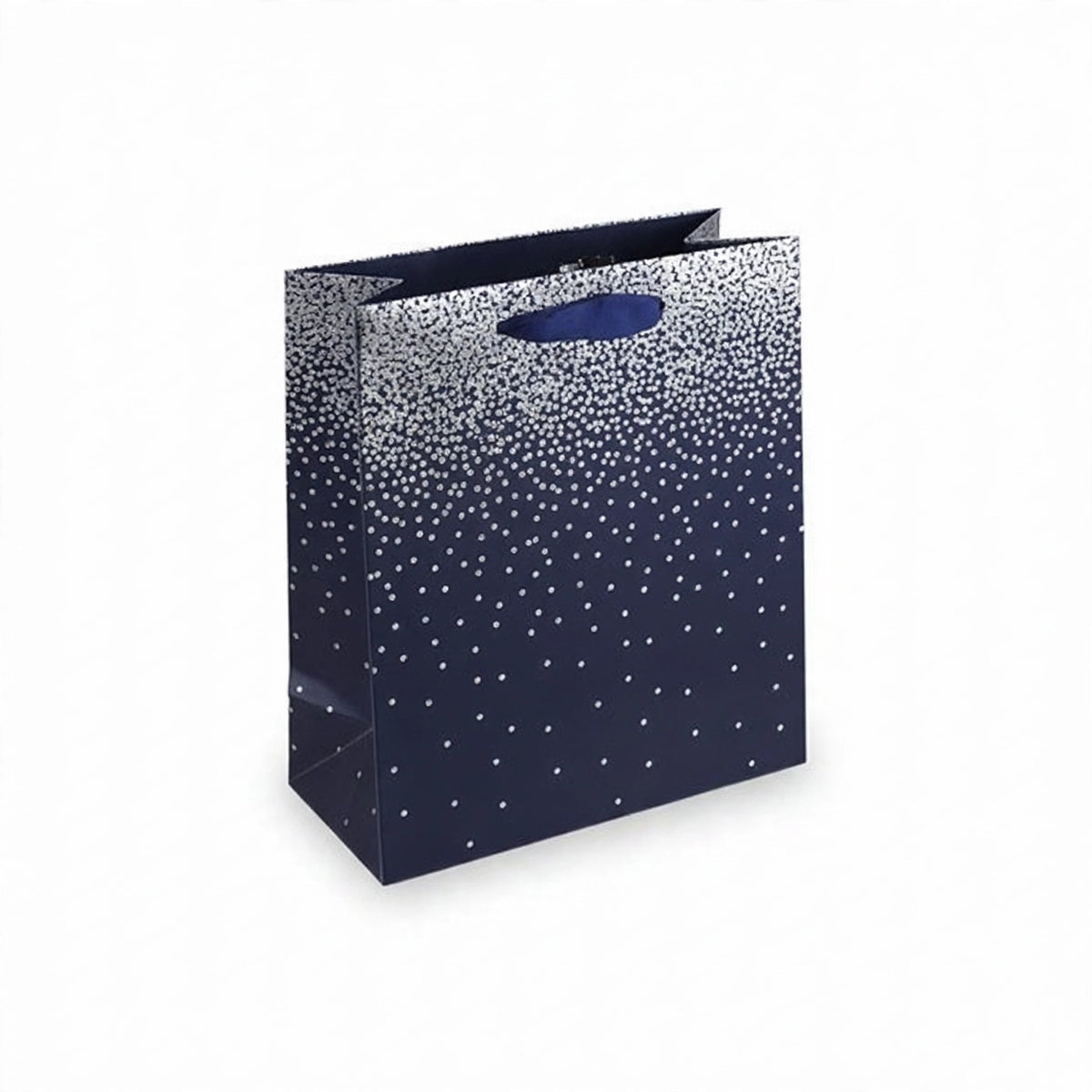 Navy Ombre Medium Gift Bag with fade from deep midnight navy to soft hues