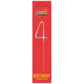 Number 4 Gold and Silver Birthday Sparkler with double-dipped finish