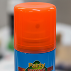 Party Success Fluorescent Orange Hair Colour Spray - Cap Detail Macro