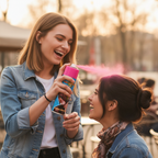 party-success-pink-hair-spray-interaction