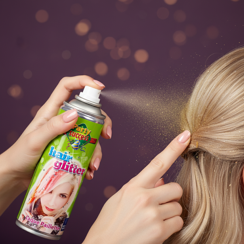 Party Success Gold Glitter Hairspray 125ml | Merthyr Tydfil | Why Not Shop Online