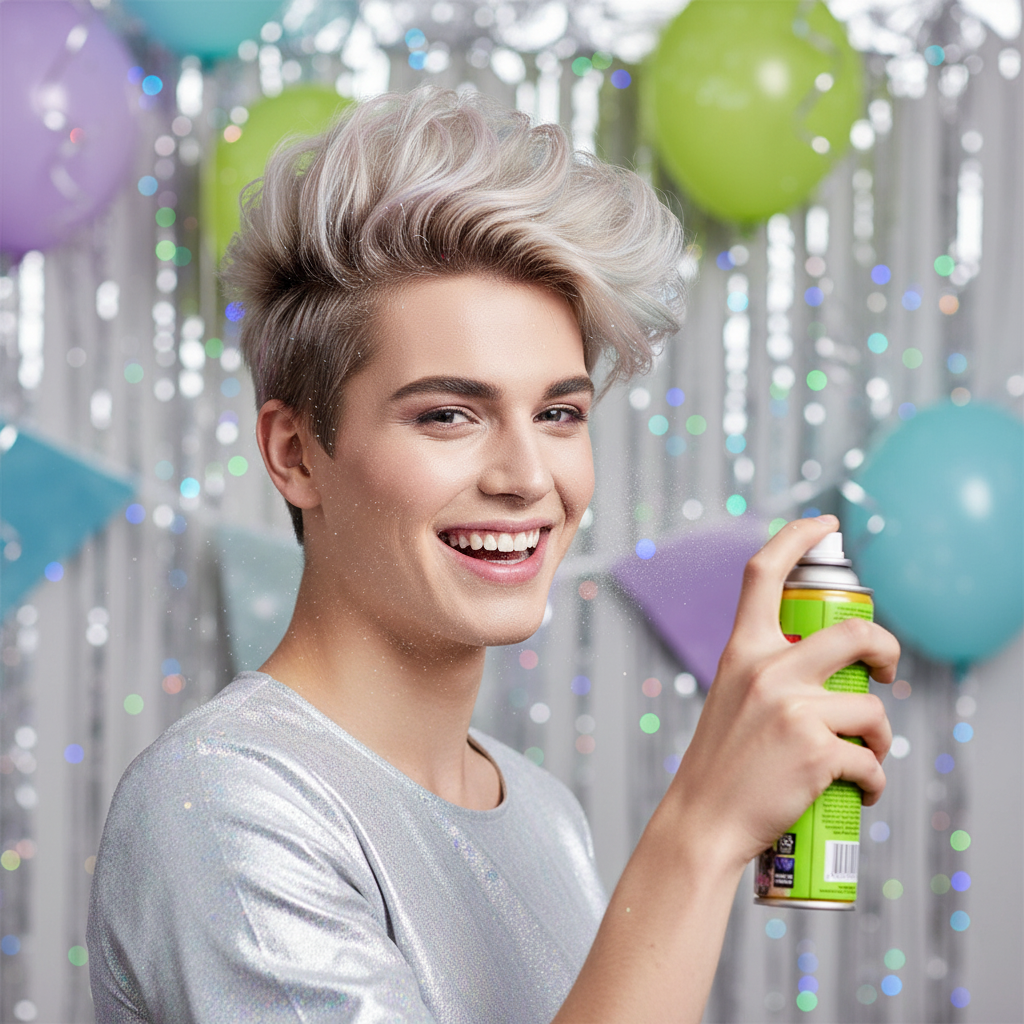 Party Success Silver Glitter Hairspray 125Ml | Merthyr Tydfil | Why Not Shop Online
