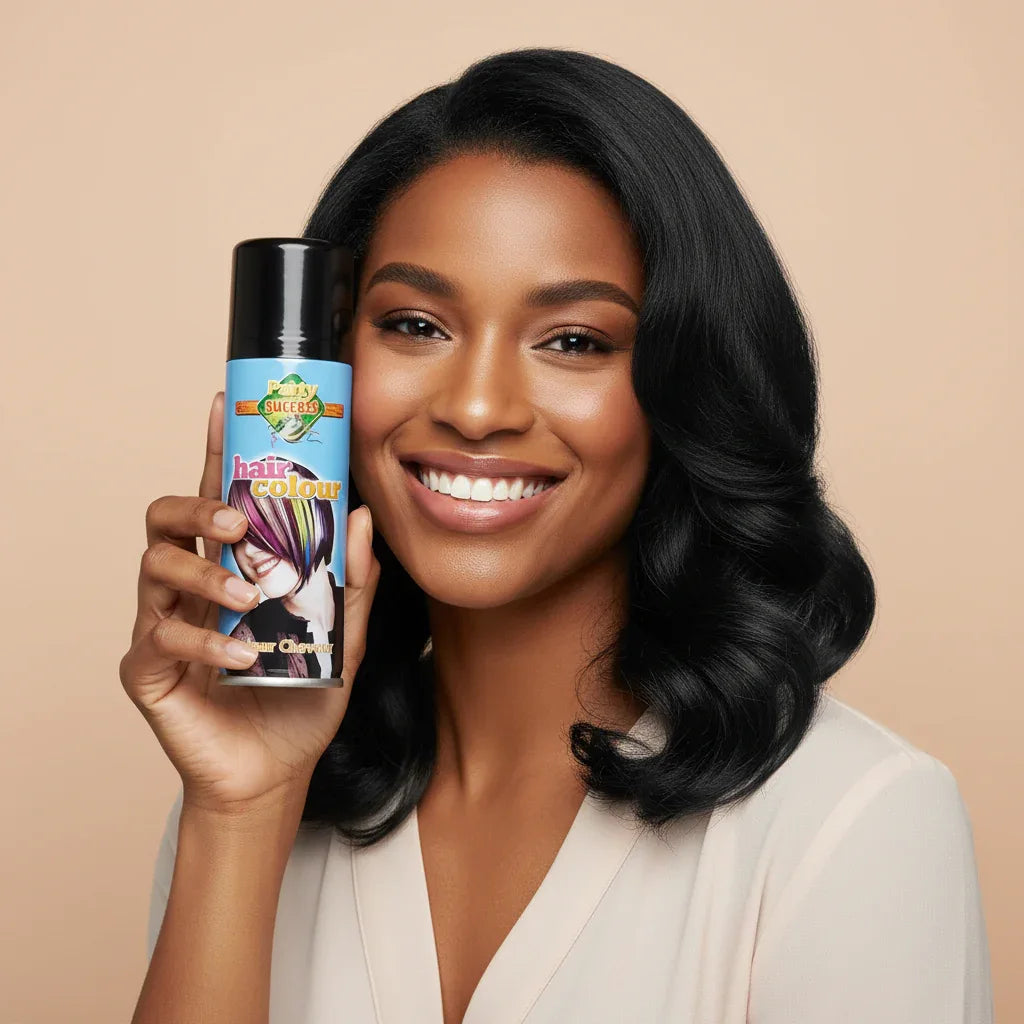 Wash Out Black Temporary Hair Colour Spray - Why Not Shop