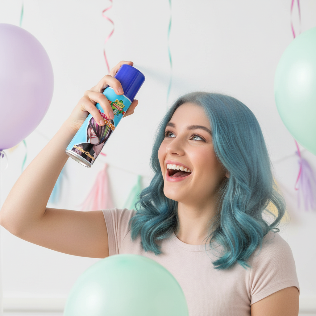 Party Success Temporary Hair Colour Spray Wash Out Blue | Merthyr Tydfil | Why Not Shop Online
