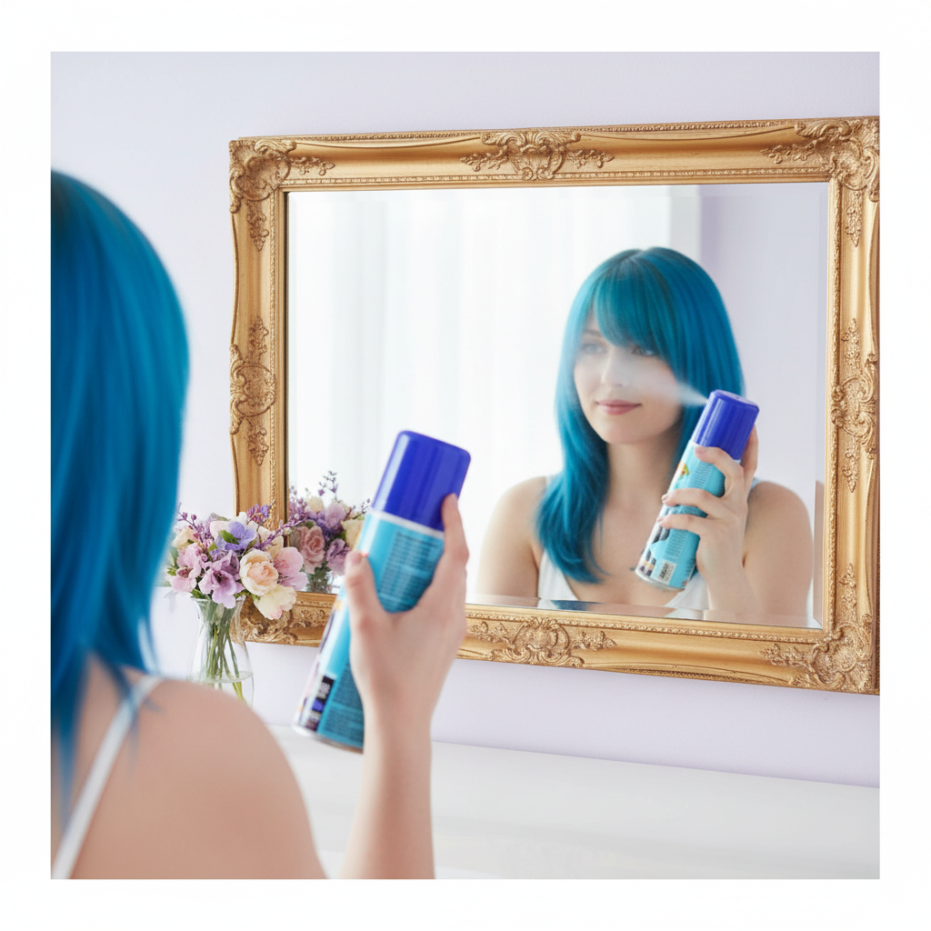 Party Success Temporary Hair Colour Spray Wash Out Blue | Merthyr Tydfil | Why Not Shop Online