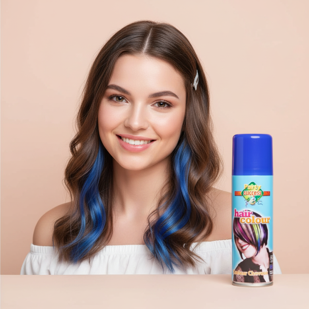 Party Success Temporary Hair Colour Spray Wash Out Blue | Merthyr Tydfil | Why Not Shop Online