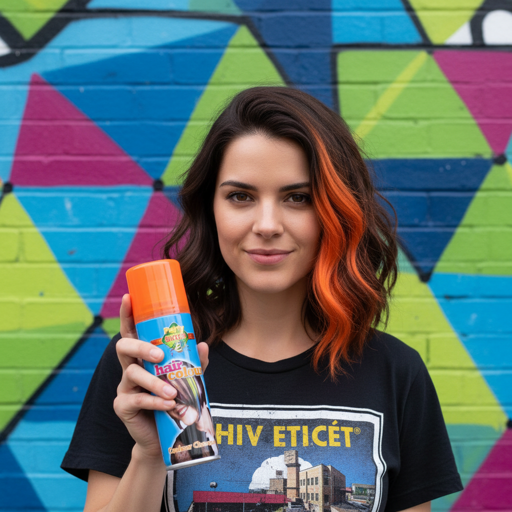 Party Success Temporary Hair Colour Spray Wash Out Fluorescent Orange | Merthyr Tydfil | Why Not Shop Online