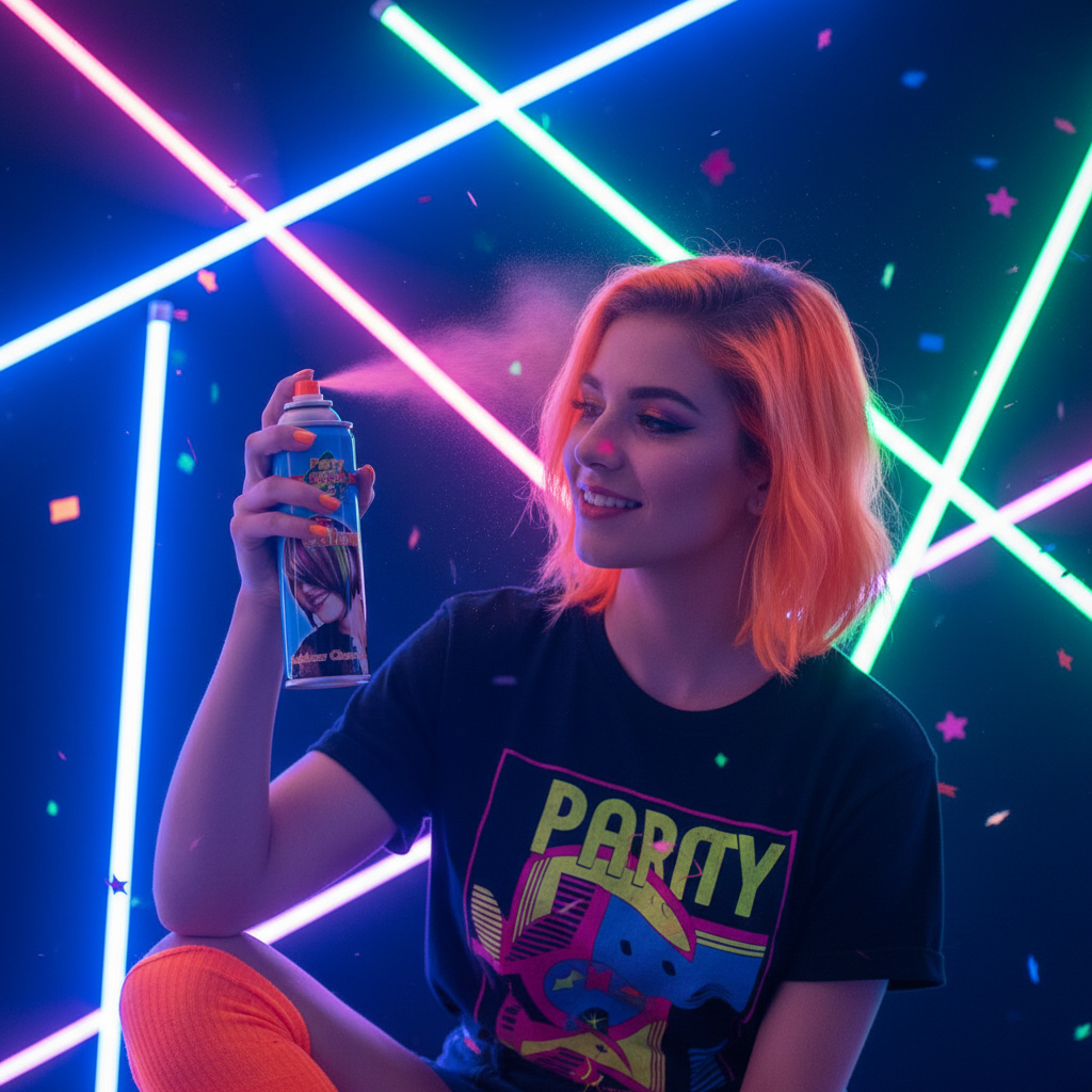 Party Success Temporary Hair Colour Spray Wash Out Fluorescent Orange | Merthyr Tydfil | Why Not Shop Online