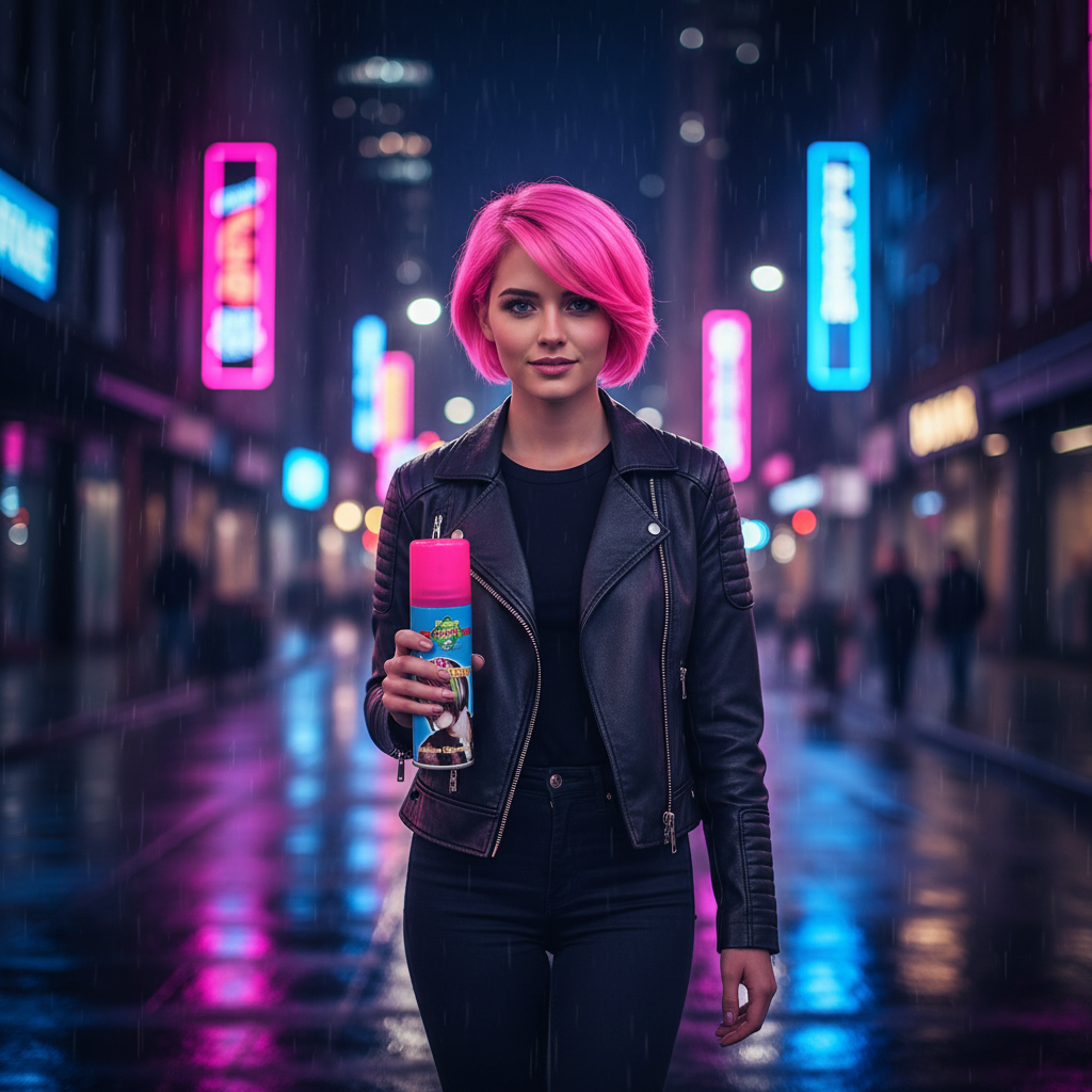 Party Success Temporary Hair Colour Spray Wash Out Fluorescent Pink | Merthyr Tydfil | Why Not Shop Online