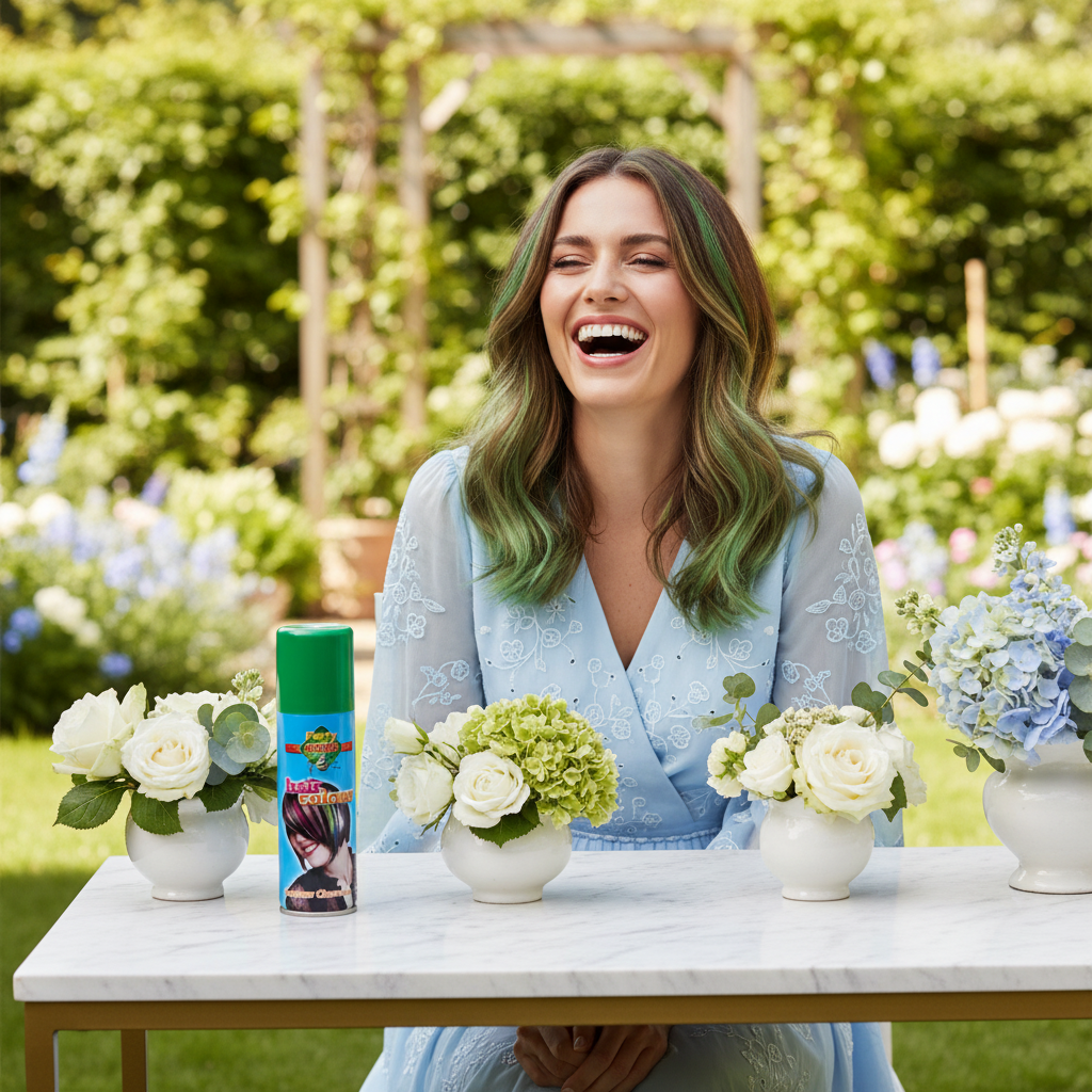 Party Success Temporary Hair Colour Spray Wash Out Green | Merthyr Tydfil | Why Not Shop Online