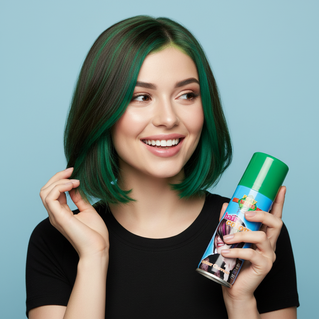 Party Success Temporary Hair Colour Spray Wash Out Green | Merthyr Tydfil | Why Not Shop Online