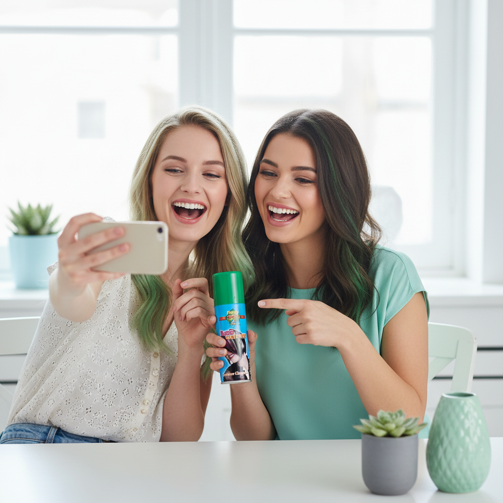Party Success Temporary Hair Colour Spray Wash Out Green | Merthyr Tydfil | Why Not Shop Online