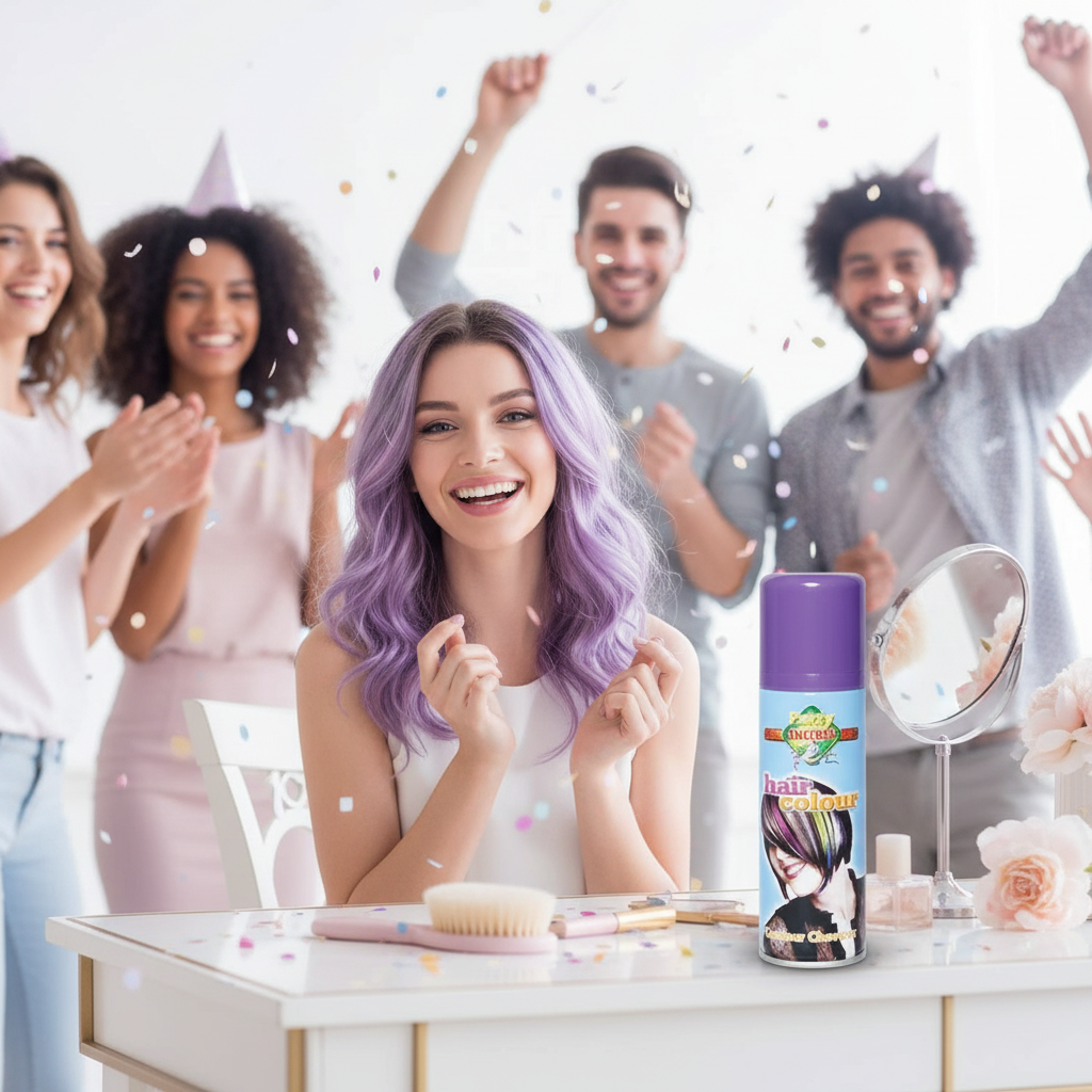 Party Success Temporary Hair Colour Spray Wash Out Purple | Merthyr Tydfil | Why Not Shop Online