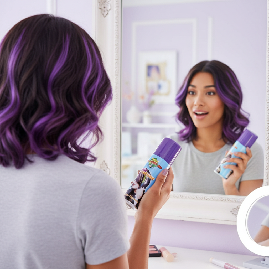 Party Success Temporary Hair Colour Spray Wash Out Purple | Merthyr Tydfil | Why Not Shop Online