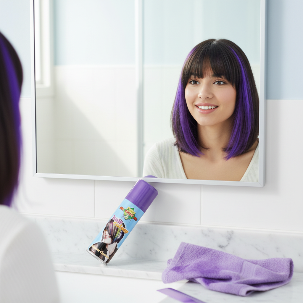 Party Success Temporary Hair Colour Spray Wash Out Purple | Merthyr Tydfil | Why Not Shop Online