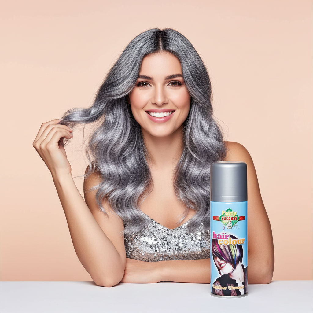 Party Success Temporary Hair Colour Spray Wash Out Silver | Merthyr Tydfil | Why Not Shop Online