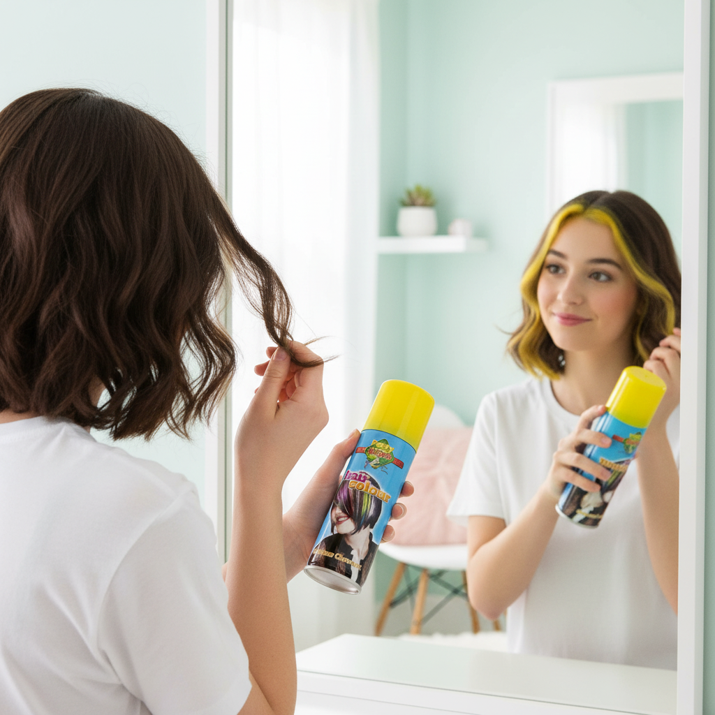 Party Success Temporary Hair Colour Spray Wash Out Yellow | Merthyr Tydfil | Why Not Shop Online