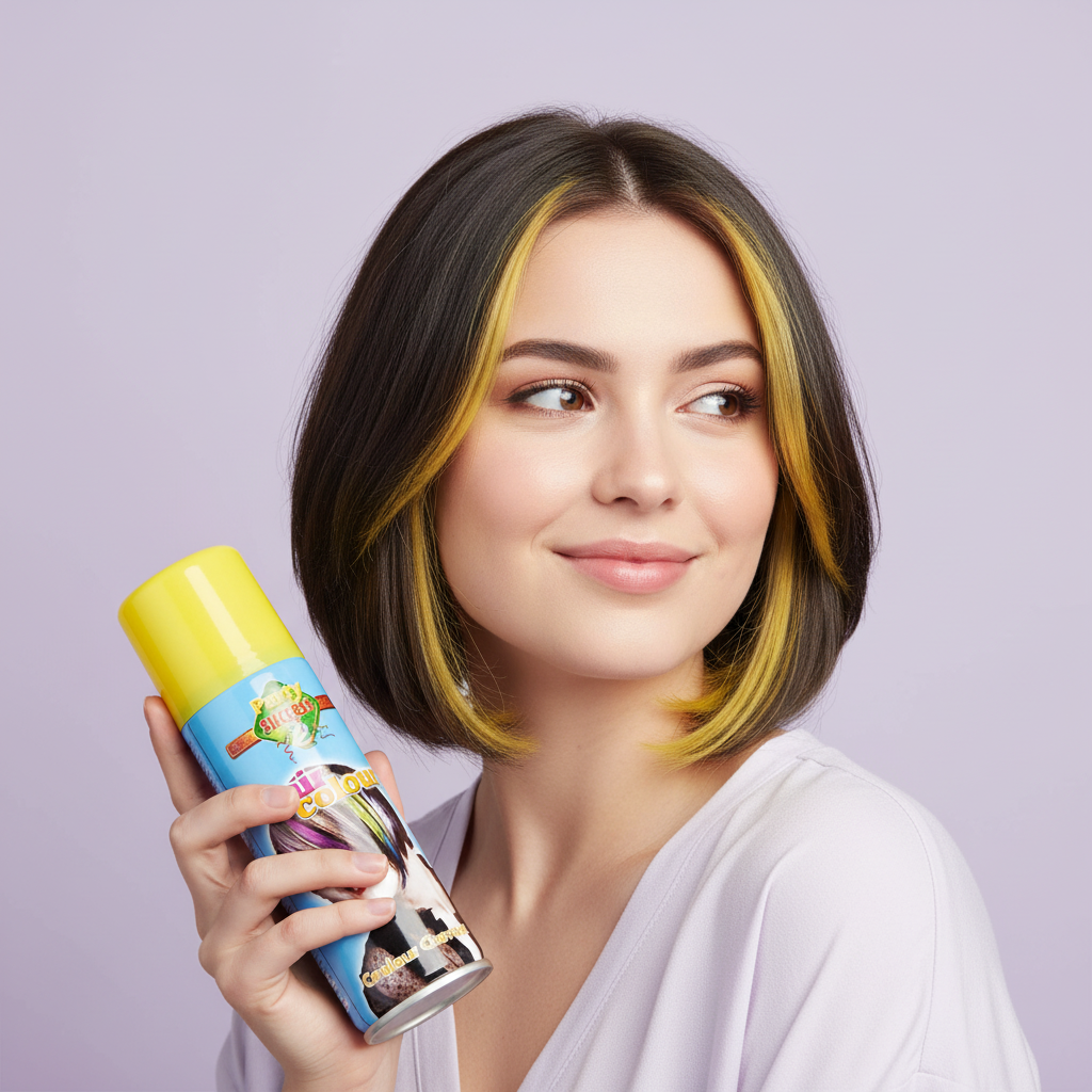Party Success Temporary Hair Colour Spray Wash Out Yellow | Merthyr Tydfil | Why Not Shop Online