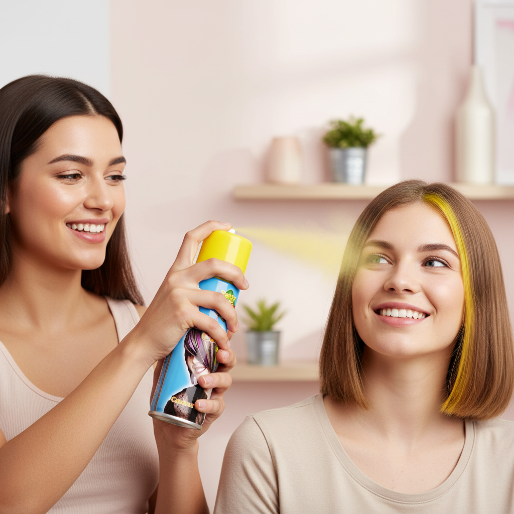 Party Success Temporary Hair Colour Spray Wash Out Yellow | Merthyr Tydfil | Why Not Shop Online