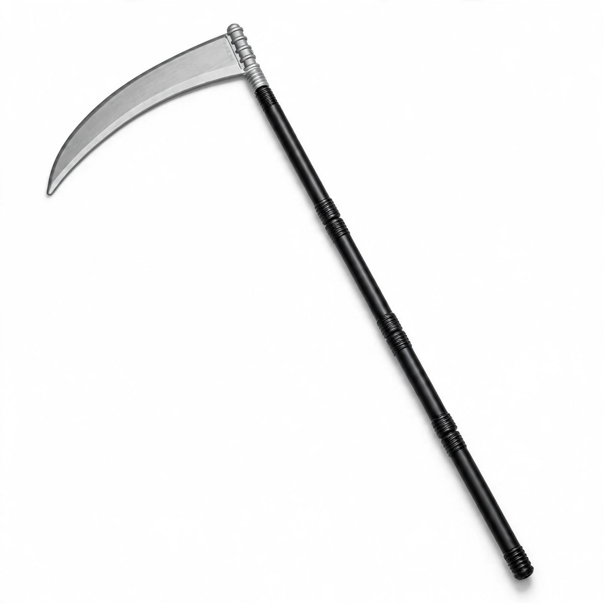 Detail view of the Plastic Grim Reaper Scythe for Halloween