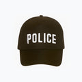 Police Cap Black And White