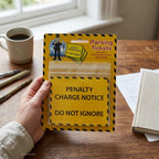 6 Realistic Looking Joke Parking Tickets With Plastic Covers