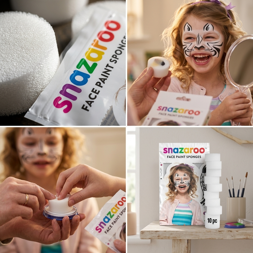 Snazaroo High Density Face Painting Sponges 10 Pack – product image 8
