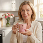 Boxed Birthday Gift Mug Age 60 Pink And Gold